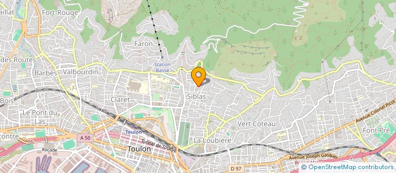 localisation de l'entreprise MADAME EMMANUELLE LEVRAUT  TOULON