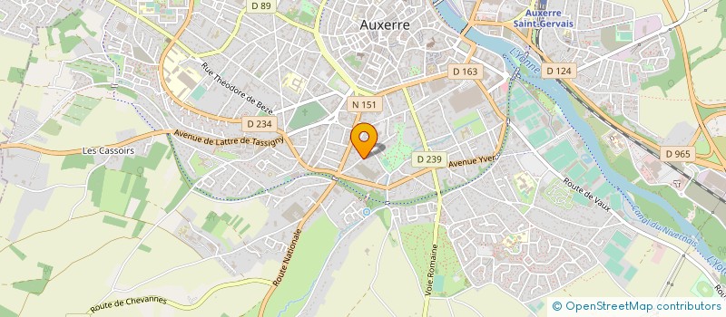 localisation de l'entreprise MADAME EMMANUELLE LOMBARD à AUXERRE