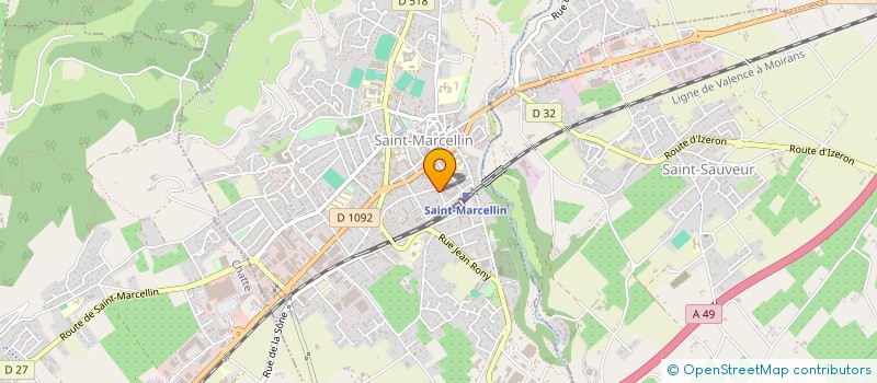 localisation de l'entreprise MADAME EMMANUELLE LORINI  SAINT-MARCELLIN