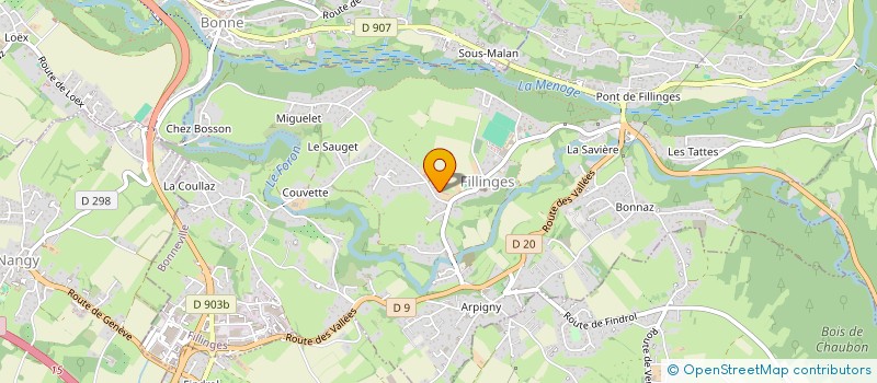 localisation de l'entreprise MADAME EMMANUELLE LOUBEREAU  FILLINGES