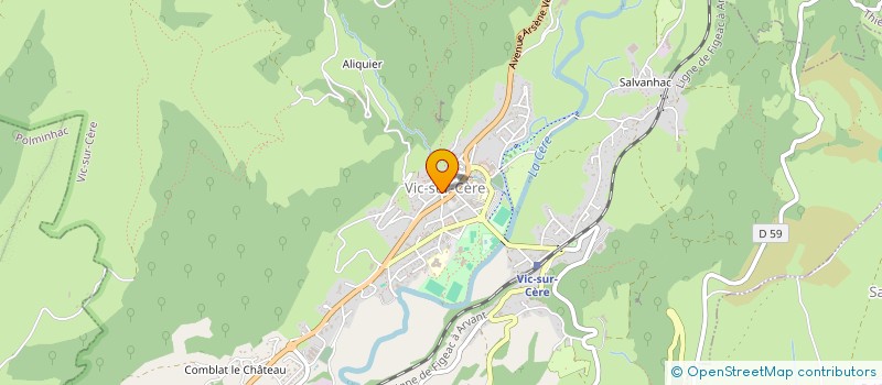 localisation de l'entreprise MADAME EMMANUELLE LOURS à VIC-SUR-CERE
