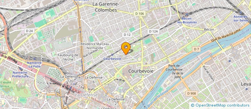 localisation de l'entreprise MADAME EMMANUELLE LOUTTE à COURBEVOIE