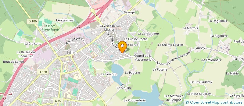 localisation de l'entreprise MADAME EMMANUELLE LUGAND  LA RICHARDAIS