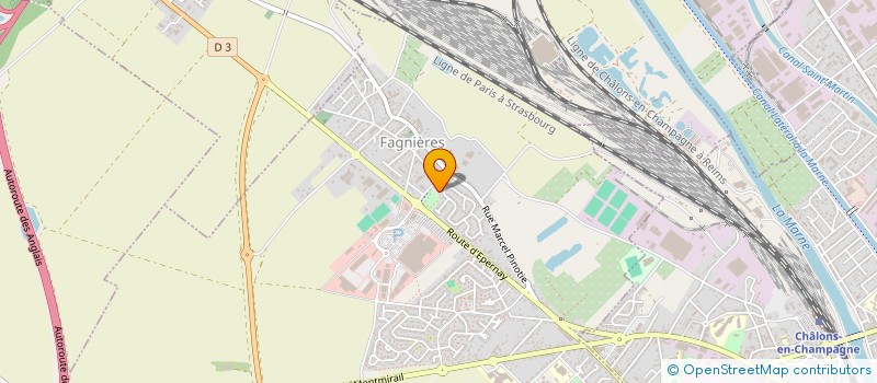 localisation de l'entreprise MADAME EMMANUELLE LUNDY  FAGNIERES