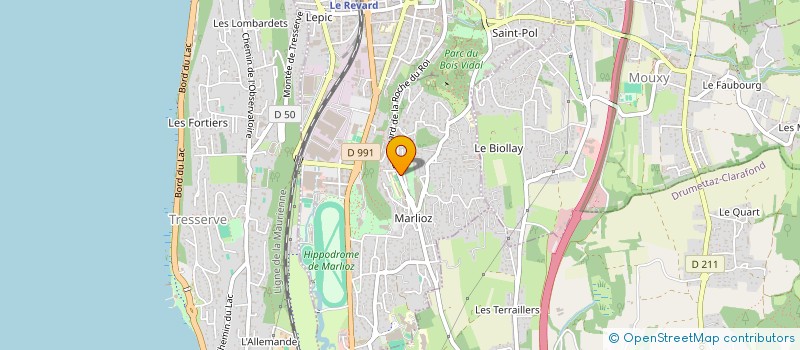 localisation de l'entreprise MADAME EMMANUELLE LYVET  AIX-LES-BAINS