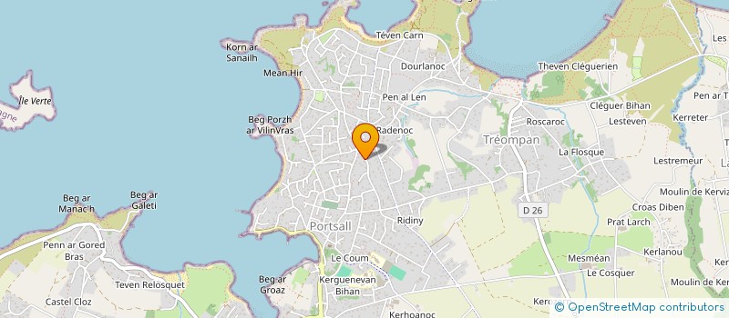 localisation de l'entreprise MADAME EMMANUELLE MADEC à PLOUDALMEZEAU