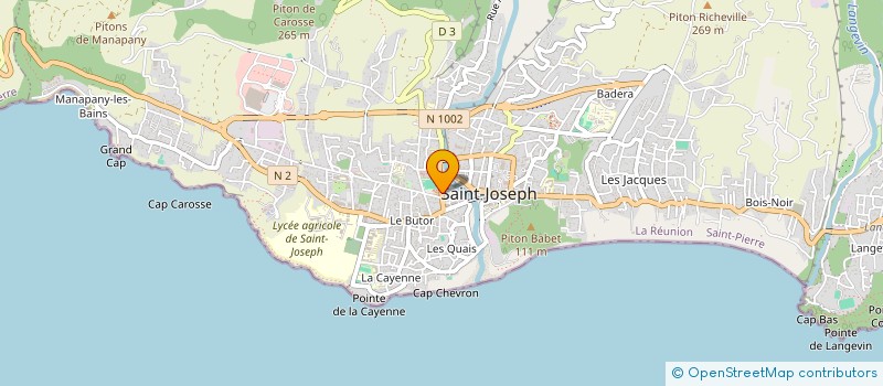 localisation de l'entreprise MADAME EMMANUELLE MADONIA à SAINT-JOSEPH