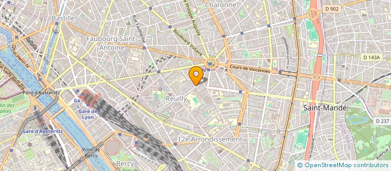 localisation de l'entreprise MADAME EMMANUELLE MAFFESOLI  PARIS