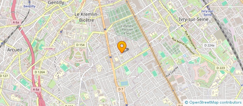 localisation de l'entreprise MADAME EMMANUELLE MAISONNEUVE  VILLEJUIF