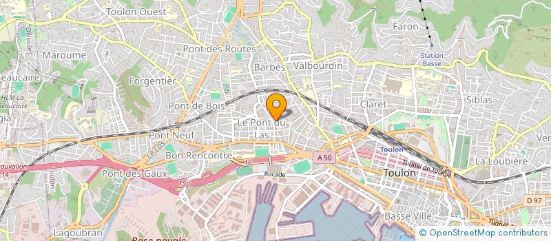 localisation de l'entreprise MADAME EMMANUELLE MALLARONI  TOULON