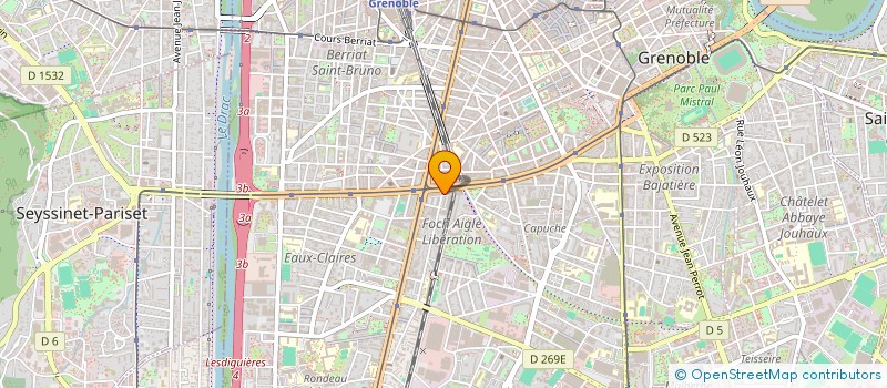 localisation de l'entreprise MADAME EMMANUELLE MANZONI  GRENOBLE