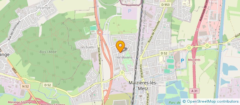 localisation de l'entreprise MADAME EMMANUELLE MANZONI  MAIZIERES-LES-METZ