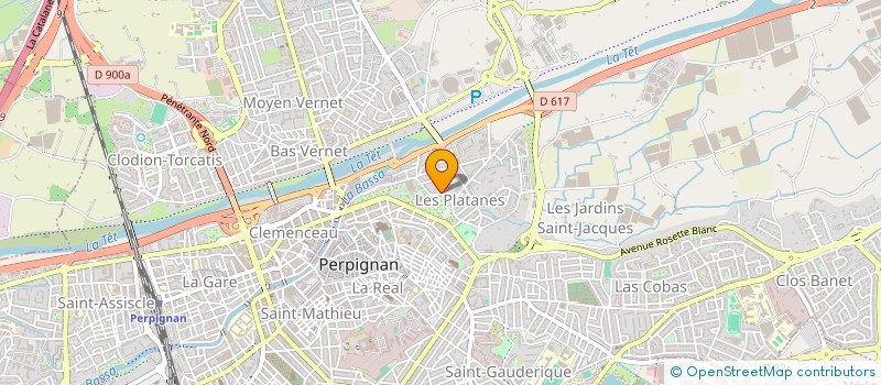 localisation de l'entreprise MADAME EMMANUELLE MARGRY  PERPIGNAN