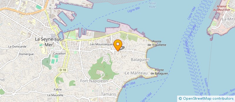 localisation de l'entreprise MADAME EMMANUELLE MARIA à LA SEYNE-SUR-MER