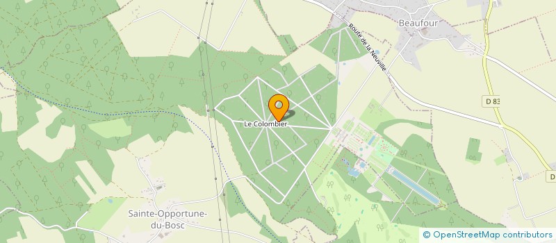 localisation de l'entreprise MADAME EMMANUELLE MARIE OLIVIER  SAINTE-OPPORTUNE-DU-BOSC