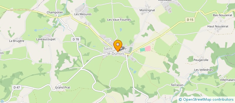 localisation de l'entreprise MADAME EMMANUELLE MARIE PAROU  SAINT-SULPICE-LE-DUNOIS