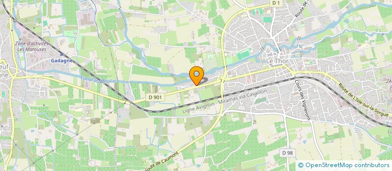 localisation de l'entreprise MADAME EMMANUELLE MAROILLEY  LE THOR