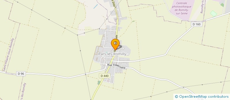 localisation de l'entreprise MADAME EMMANUELLE MARQUANT à PARS-LES-ROMILLY