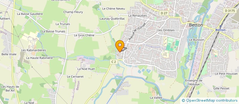 localisation de l'entreprise MADAME EMMANUELLE MARTEL  BETTON