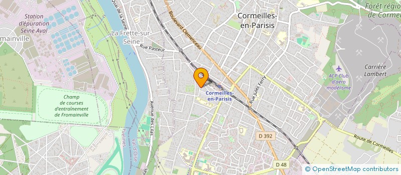 localisation de l'entreprise MADAME EMMANUELLE MARTIAL à CORMEILLES-EN-PARISIS