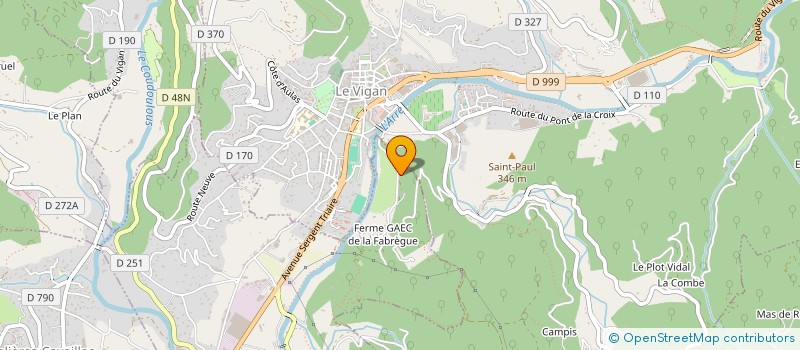 localisation de l'entreprise MADAME EMMANUELLE MARTINEZ  AVEZE