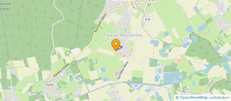localisation de l'entreprise MADAME EMMANUELLE MARTINEZ à TILLOY-LEZ-MARCHIENNES