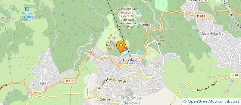 localisation de l'entreprise MADAME EMMANUELLE MARTINEZ  FONT-ROMEU-ODEILLO-VIA