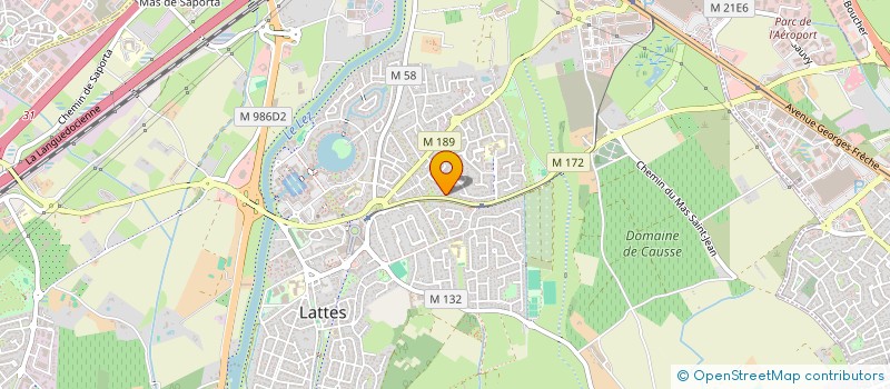 localisation de l'entreprise MADAME EMMANUELLE MASANET  LATTES