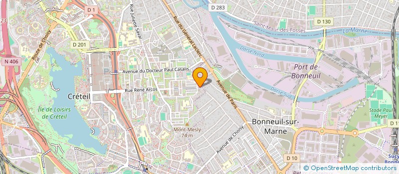 localisation de l'entreprise MADAME EMMANUELLE MASSE  CRETEIL