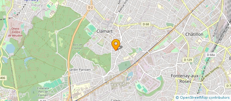 localisation de l'entreprise MADAME EMMANUELLE MAUD PAULY à CLAMART