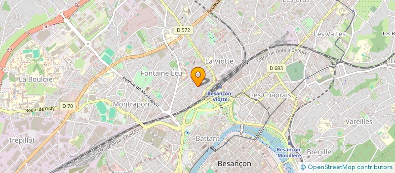 localisation de l'entreprise MADAME EMMANUELLE MAUPIN  BESANCON