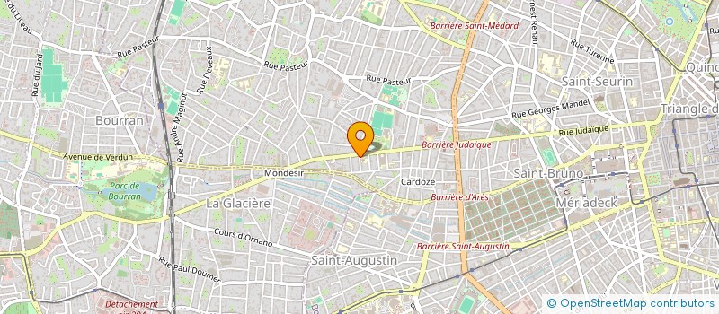 localisation de l'entreprise MADAME EMMANUELLE MAZEAU  BORDEAUX