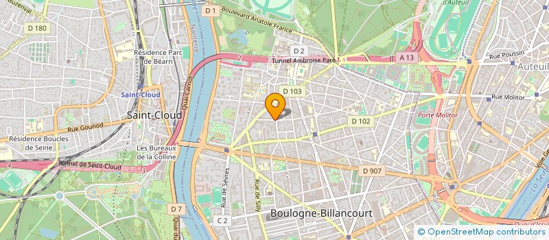 localisation de l'entreprise MADAME EMMANUELLE MERTIAN DE MULLER à BOULOGNE BILLANCOURT