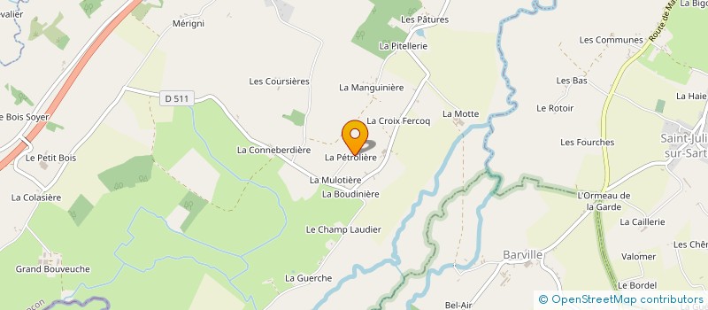 localisation de l'entreprise MADAME EMMANUELLE MICHEL à SAINT-LEGER-SUR-SARTHE