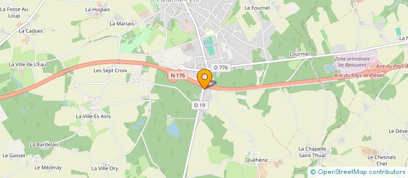 localisation de l'entreprise MADAME EMMANUELLE MICHEL  PLELAN-LE-PETIT