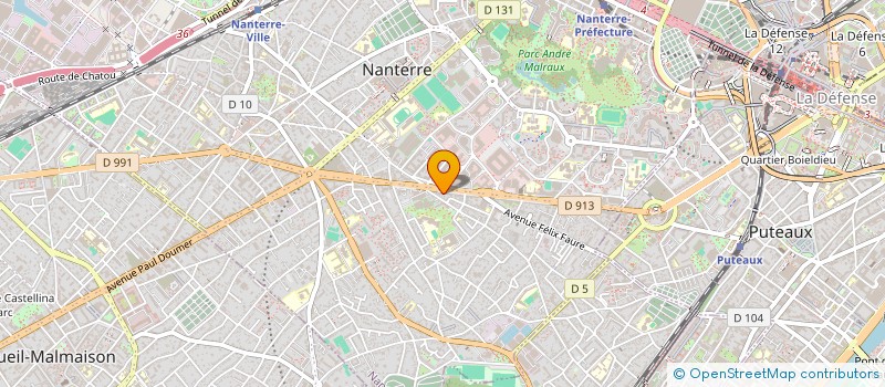 localisation de l'entreprise MADAME EMMANUELLE MICHENOT  NANTERRE