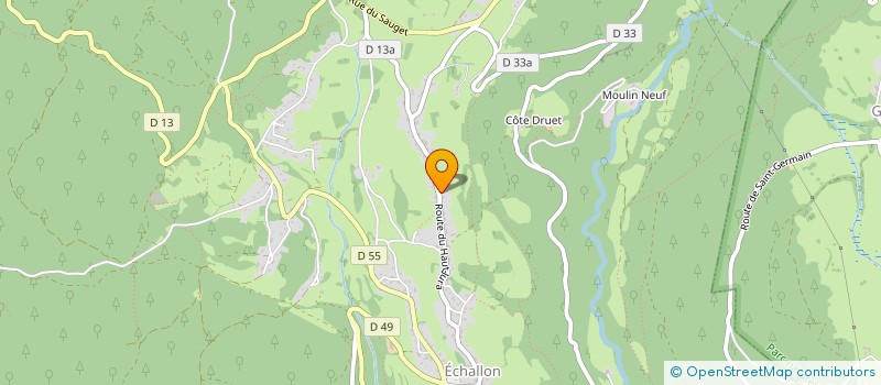 localisation de l'entreprise MADAME EMMANUELLE MIKUS  ECHALLON