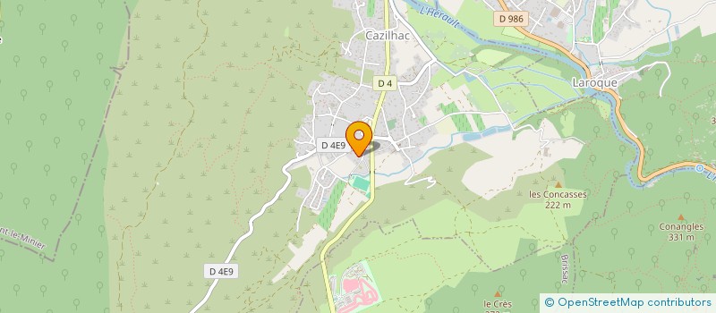 localisation de l'entreprise MADAME EMMANUELLE MIRALLES  CAZILHAC