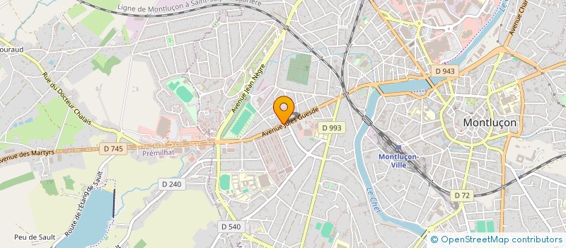 localisation de l'entreprise MADAME EMMANUELLE MIRANDA LEITE  MONTLUCON