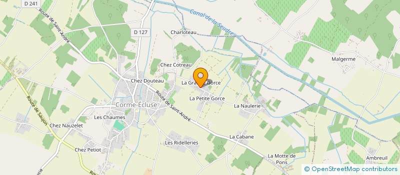 localisation de l'entreprise MADAME EMMANUELLE MITONNEAU  CORME-ECLUSE