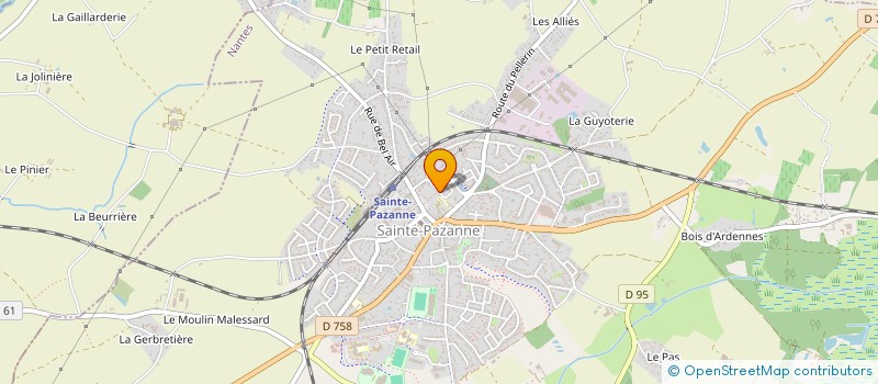 localisation de l'entreprise MADAME EMMANUELLE MOLLE à SAINTE-PAZANNE