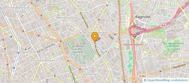 localisation de l'entreprise MADAME EMMANUELLE MONTAGNESE  PARIS