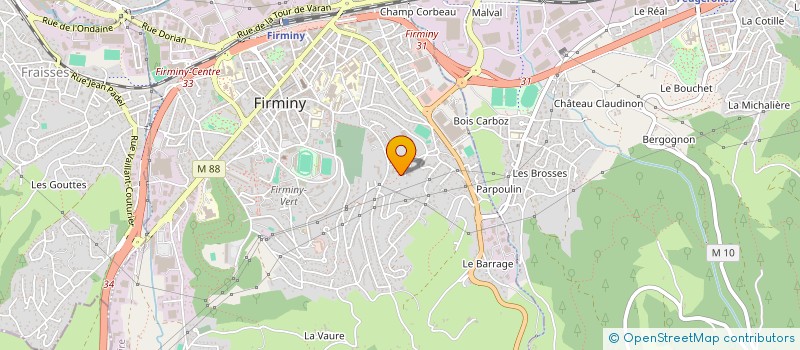 localisation de l'entreprise MADAME EMMANUELLE MONTARD à FIRMINY