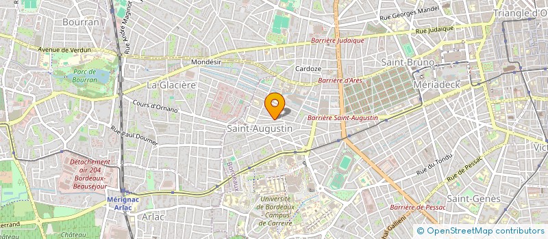 localisation de l'entreprise MADAME EMMANUELLE MONTEIL  BORDEAUX