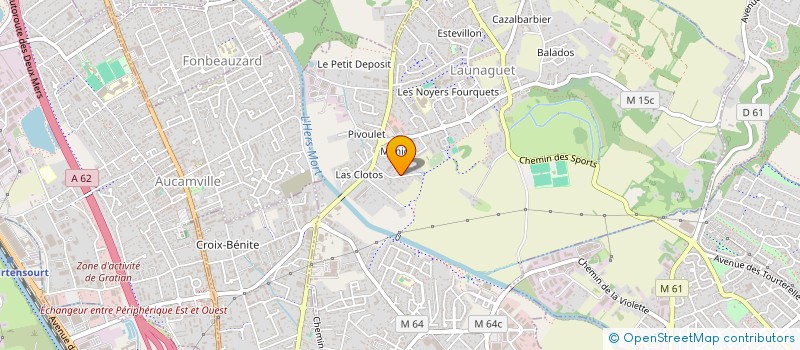 localisation de l'entreprise MADAME EMMANUELLE MONTEIRO  LAUNAGUET