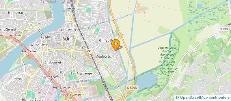 localisation de l'entreprise MADAME EMMANUELLE MONTES  ARLES