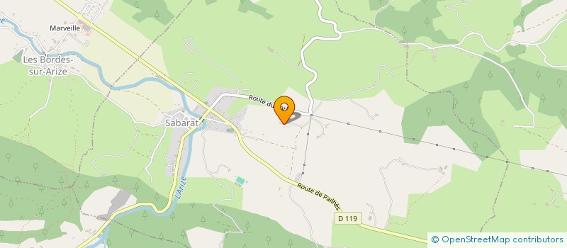 localisation de l'entreprise MADAME EMMANUELLE MORAEL à LA BASTIDE-DE-BESPLAS