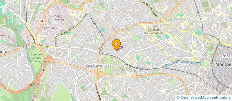 localisation de l'entreprise MADAME EMMANUELLE MORAULT  MONTPELLIER