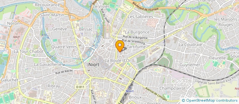 localisation de l'entreprise MADAME EMMANUELLE MOREAU  NIORT