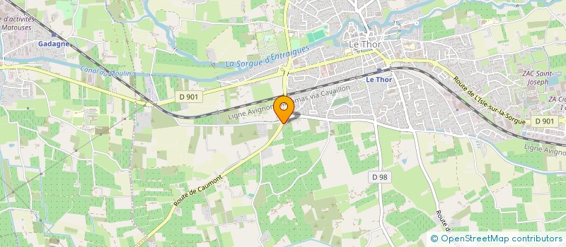 localisation de l'entreprise MADAME EMMANUELLE MORENO  TOULON